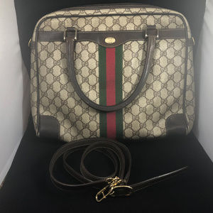 ✨VIDEO Authentic Vintage Gucci Monogram Travel Bag